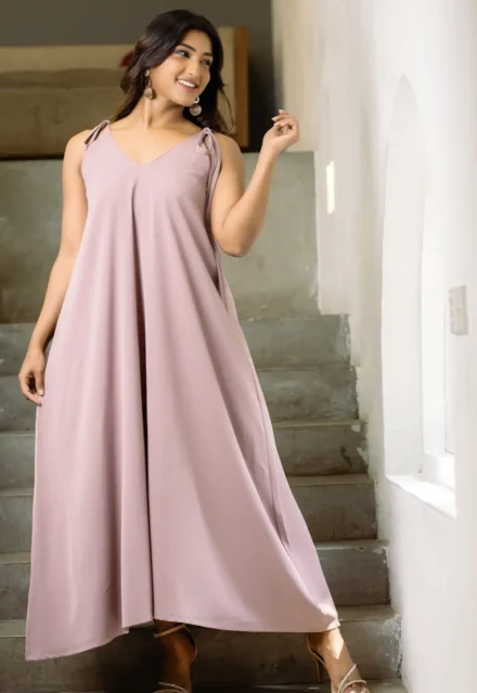Knotted Sleeveless Dress