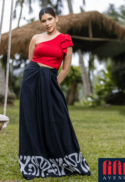Avurudu Frill Crop Top